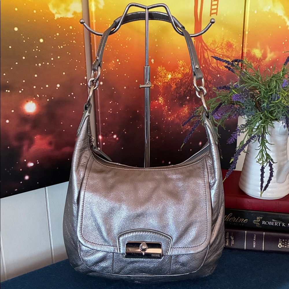 Coach Kristin Luminescent Leather Bag
